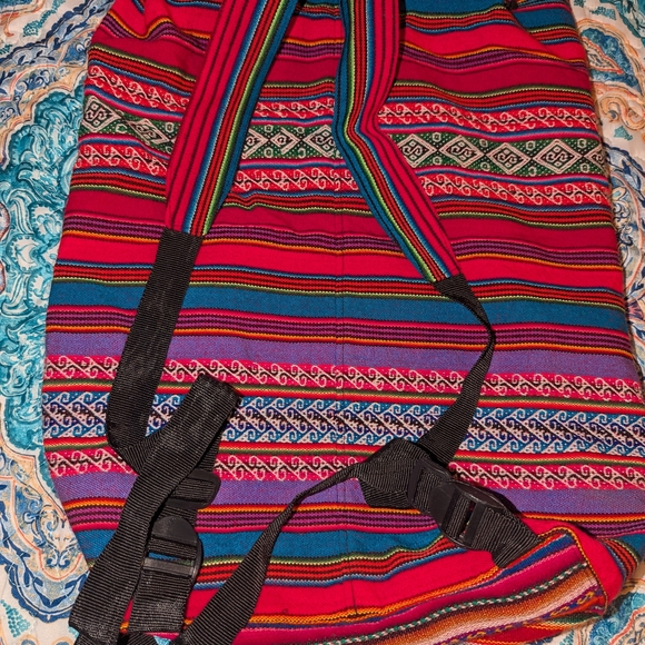 Colorful Striped Backpack - Picture 4 of 6